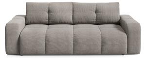 Masseno Sofa DUCA z funkcją spania i pojemnikiem na pościel, Rozkładana sofa - Szary, CURIO 83