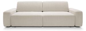 Masseno Sofa VEO z funkcją spania i pojemnikiem na pościel, Rozkładana sofa - Kremowy, RAVEN 24