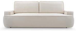 Masseno Sofa SOLO z funkcją spania i pojemnikiem na pościel, Rozkładana sofa - Beżowy, GERRA 10