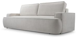 Masseno Sofa SOLO z funkcją spania i pojemnikiem na pościel, Rozkładana sofa - Szary, GERRA 65