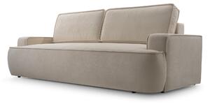 Masseno Sofa SOLO z funkcją spania i pojemnikiem na pościel, Rozkładana sofa - Beżowy, GERRA 15
