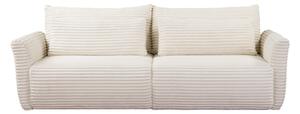 Masseno Sofa ILANO z funkcją spania i pojemnikiem na pościel, Rozkładana sofa - Kremowy, TILIA 1