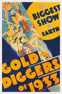 Ilustracja Gold Diggers of 1933, 3602 Theatre Retro movie