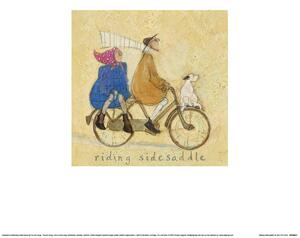 Druk artystyczny Sam Toft - Riding Sidesaddle