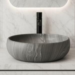 Umywalka nablatowa Estiva TABRIA Marmo Gray marmur szara 48x34x16 cm 1 szt