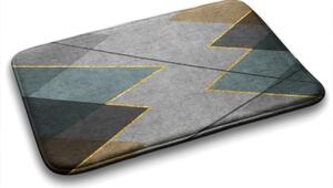 Dywanik łazienkowy Dywanik łazienkowy Geometryczne wzory