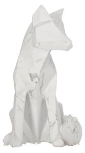 Dekoracja Origami Fox marble