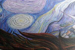 Obraz reprodukcja Gwieździstej nocy - Vincent van Gogh