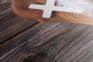 Obraz krzyż na drewnianym tle