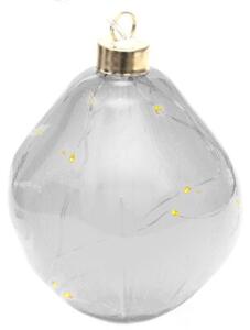 Bombka CHRISTMAS DECORATION Kropla 10 cm Srebrny