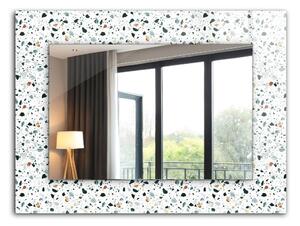 Lustro z nadrukiem Wzór terrazzo mozaika