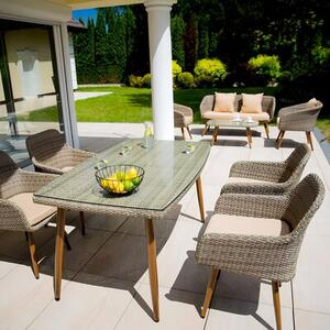 Fotel ogrodowy PATIO Marlene Beżowy