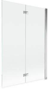 Mexen Mist parawan nawannowy 2-skrzydłowy prawy 120 x 150 cm, transparent, chrom - 8A9-120-002-01-00-P