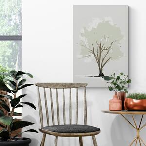 Obraz drzewo z akcentem minimalizmu