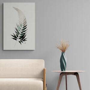 Obraz minimalistyczny liść paproci