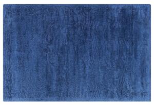 Nowoczesny dywan z wiskozy krótkie włosie prostokątny 160 x 230 cm niebieski Gesi Beliani