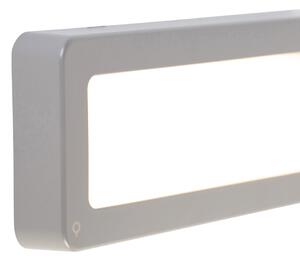 Zewnetrzna Nowoczesny prostokątny Kinkiet / Lampa scienna zewnętrzny szary w tym LED - Prim Oswietlenie zewnetrzne