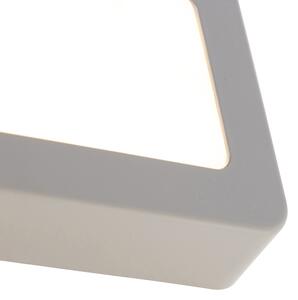 Zewnetrzna Nowoczesny prostokątny Kinkiet / Lampa scienna zewnętrzny szary w tym LED - Prim Oswietlenie zewnetrzne