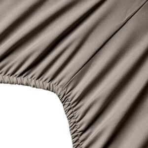 Prześcieradło EUROFIRANY Design 91 Soft z gumką 180 x 200 cm Jasnoszary