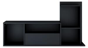 Homemania Szafka pod TV Sumatra, 120x30x30/65 cm, czarna