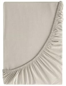 Prześcieradło EUROFIRANY Basic z gumką 180 x 200 cm Beżowy