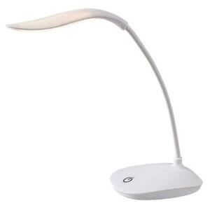 Lampka biurkowa nowoczesna biała regulowana do biura salonu ściemnialna USB neutralna barwa LED 2W BEDI Rabalux