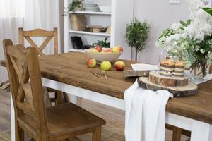 Stół do jadalni Provence 120 x 80 cm z litego drewna