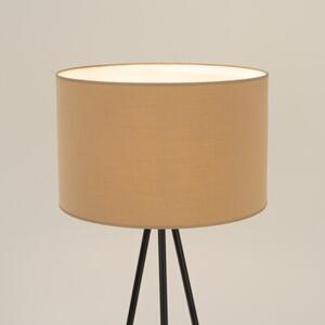 Lampa stojąca podłogowa z abażurem taupe trójnóg 1xE27 15W NEVIA Sollux Lighting