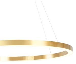 Złota lampa wisząca LED Midway 3000K 65W pierścień sypialniany
