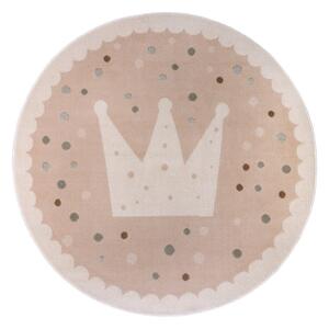 Beżowy dywan dziecięcy ø 140 cm Crown – Hanse Home
