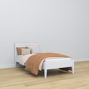 Drewniane łóżko Scandi