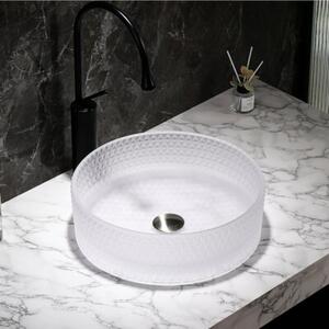 Umywalka nablatowa HYDROSAN BRILLANT1-WH-400 Okrągły Biały