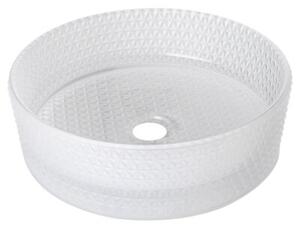 Umywalka nablatowa HYDROSAN BRILLANT1-WH-400 Okrągły Biały
