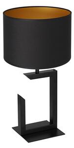 Luminex Lampa stołowa 1xE27/60W/230V 45 cm czarny/złoty LU3403