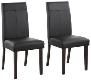 Tapicerowane krzesła, zestaw 2 sztuki