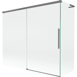 Mexen Rox L parawan nawannowy 2-skrzydłowy rozsuwany 180 + 80 x 150 cm, transparent, gun metal - 8C9L-180-080-95-00