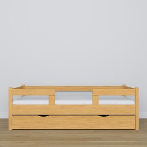 Sosnowe łóżko z szufladą 1A/H
