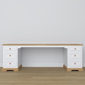 Drewniane biurko podwójne 6S Classic