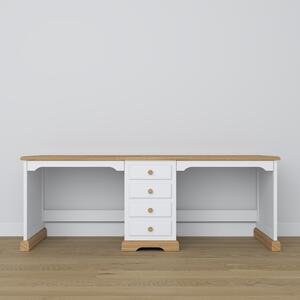 Drewniane biurko podwójne 4S Classic