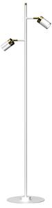 Milagro Lampa podłogowa JOKER 2xGU10/25W/230V biały/guldfarvet MI1689