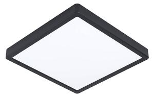 Czarna lampa sufitowa LED 28,5x28,5 cm FUEVA 5 – EGLO