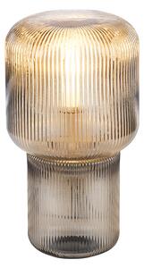 Designerska lampa stołowa z bursztynowego szkła - Zonat Oswietlenie wewnetrzne