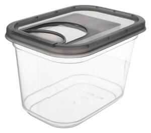 Pojemnik na produkty sypkie z dozownikiem GREY 1,3 l
