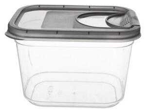 Pojemnik na produkty sypkie z dozownikiem GREY 1,3 l