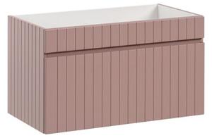 Szafka pod umywalkę ICONIC ROSE 82 80cm różowa