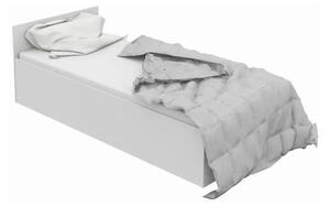 Młodzieżowe łóżko ze stelażem i materacem 90x200 cm