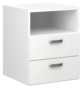 Biała szafka pod biurko kontenerek z szufladami