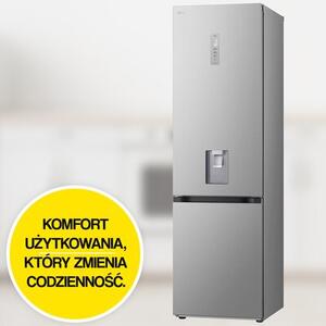 Lodówka LG GBF7272DPY No Frost 203cm Prime Silver DoorCooling+ LinearCooling Półka na wino