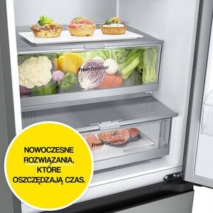 Lodówka LG GBF7272DPY No Frost 203cm Prime Silver DoorCooling+ LinearCooling Półka na wino