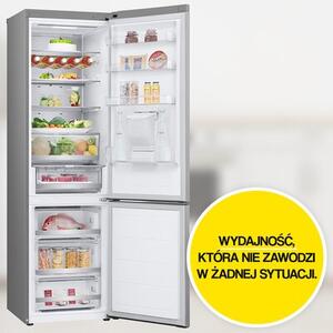 Lodówka LG GBF7272DPY No Frost 203cm Prime Silver DoorCooling+ LinearCooling Półka na wino